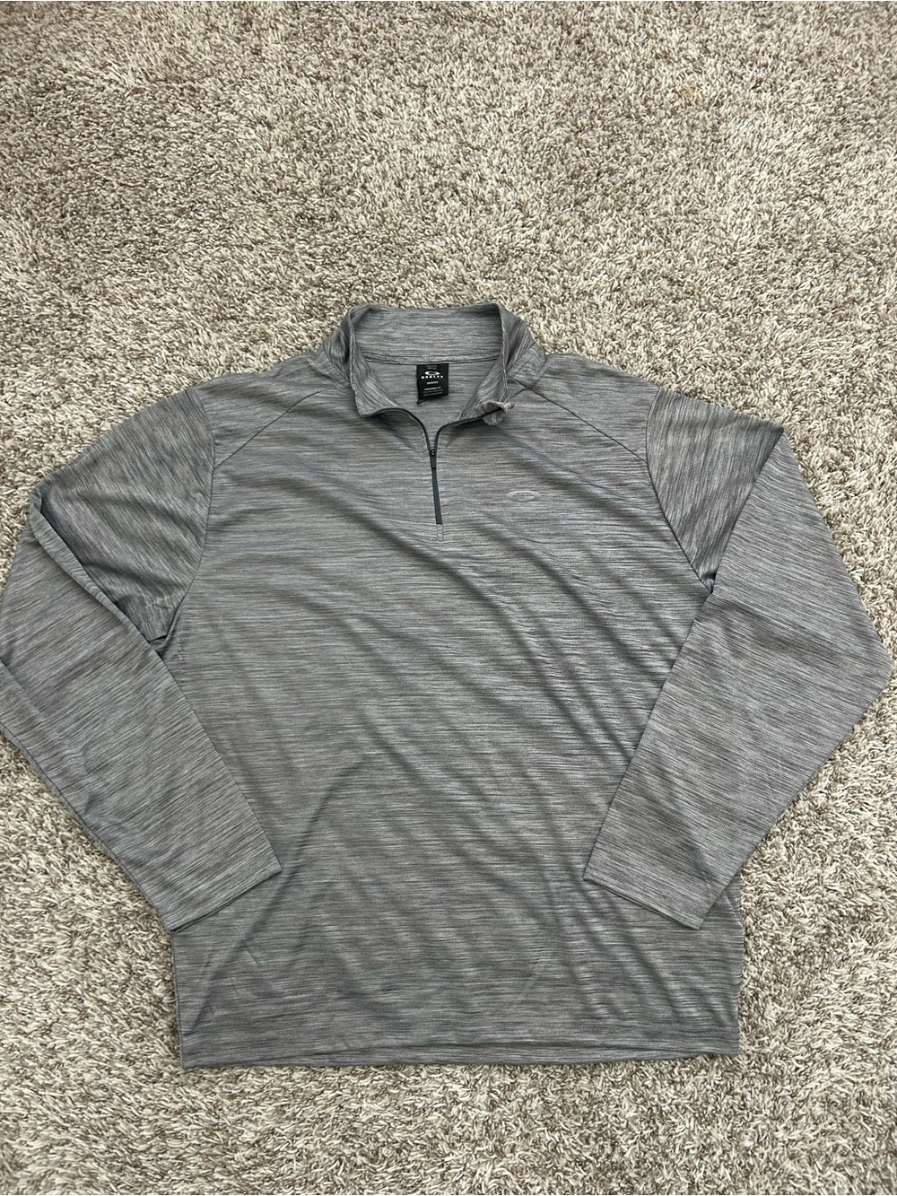 New Oakley Golf 1/4 Zip Pullover Mens 2XL Hydrolix Performance Fit Long Sleeve